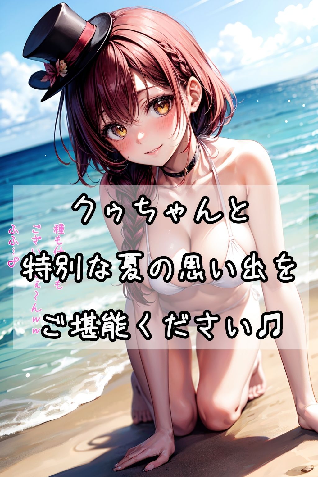 サンプル画像1:サマーめもりある(クゥとハクのAI日常@うちのこめもりある) [d_329951]