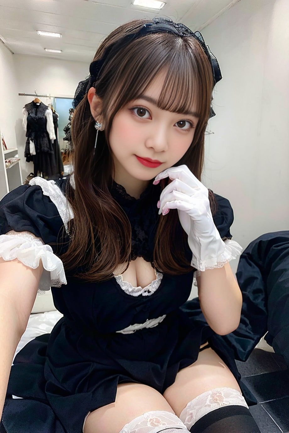 サンプル画像6:ゴスロリ娘のスカートの中身 パンチラ天国(サンタフェ重工) [d_329962]