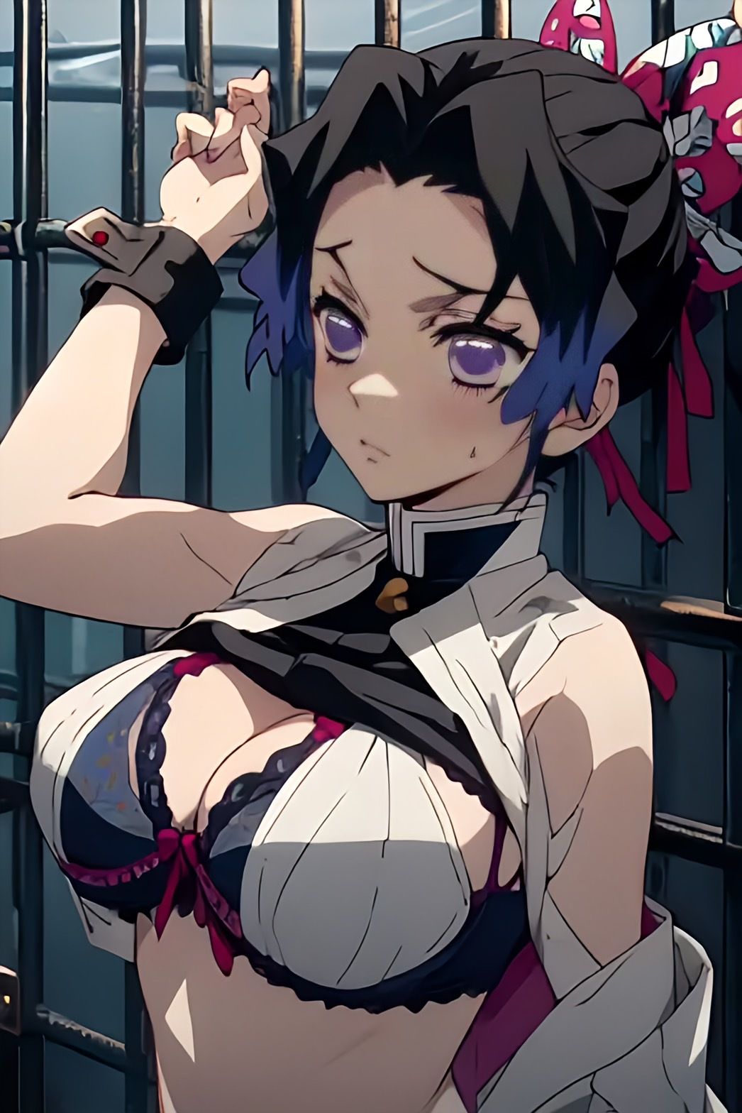 サンプル画像1:鬼〇の刃 捕らわれた胡〇しのぶ編(夢追い虫) [d_330032]