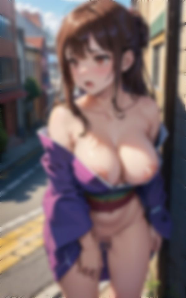 サンプル画像1:Fカップの美女にイケメン男子がセックス！街歩き痴女！(媚薬DNA) [d_330035]
