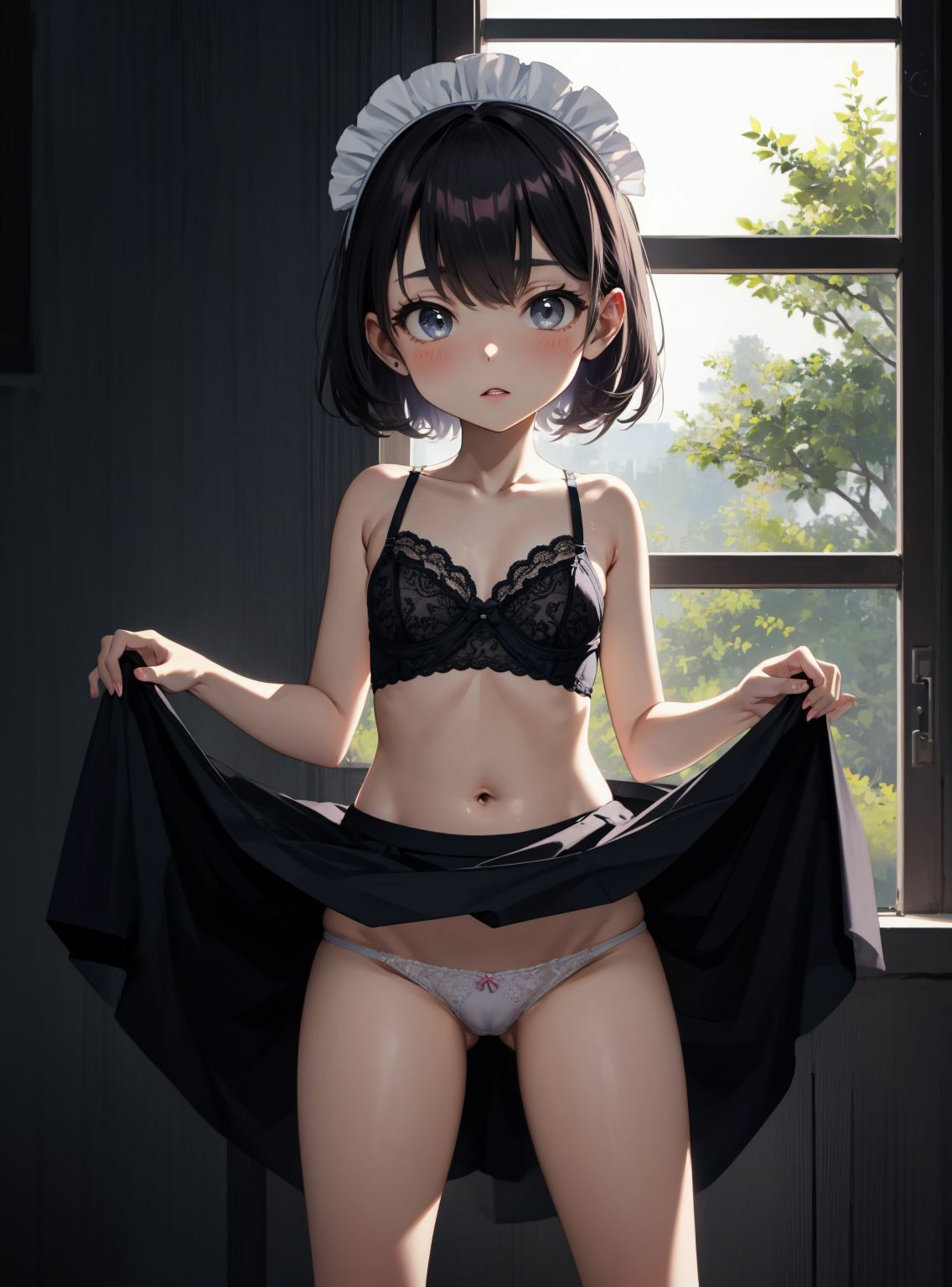 パンチラ貧乳メイド2の画像7