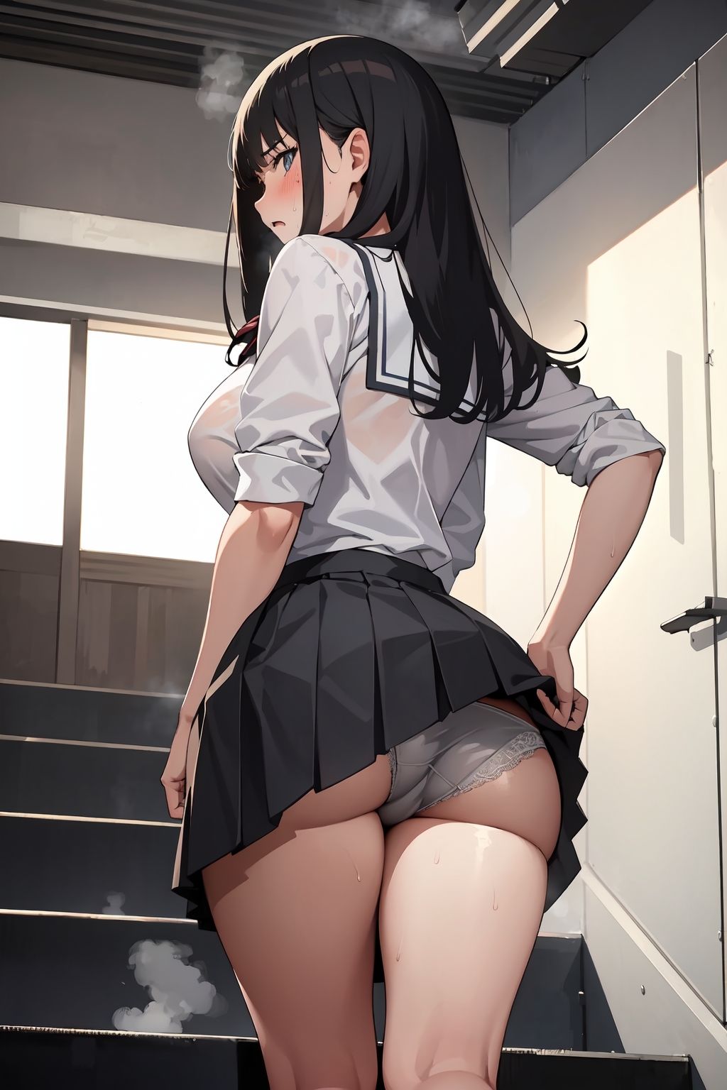 サンプル画像1:弱みを握られ堕ちた風紀委員長(AI活) [d_330118]