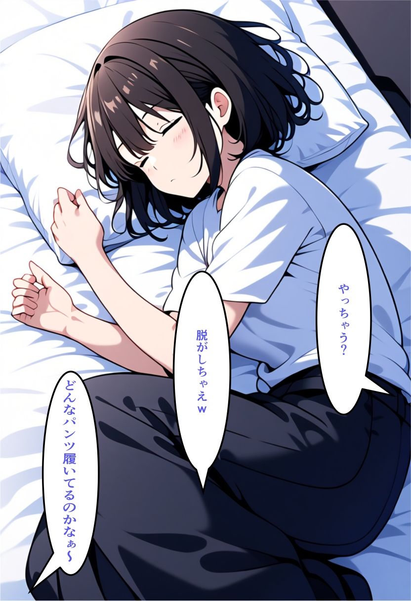 サンプル画像1:あの日、サークルの飲み会で寝てしまった私は・・・(絵空助平) [d_330123]