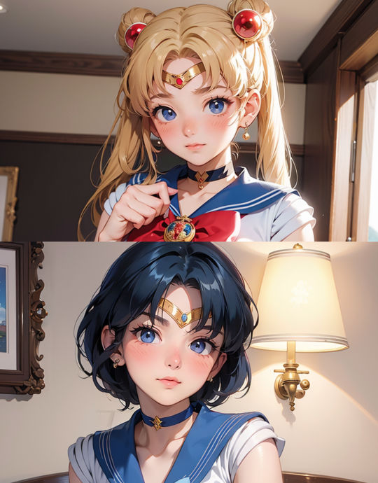 サンプル画像2:セーラー戦士の淫らな『性生活』第二話(キンタマーニ卿) [d_330154]