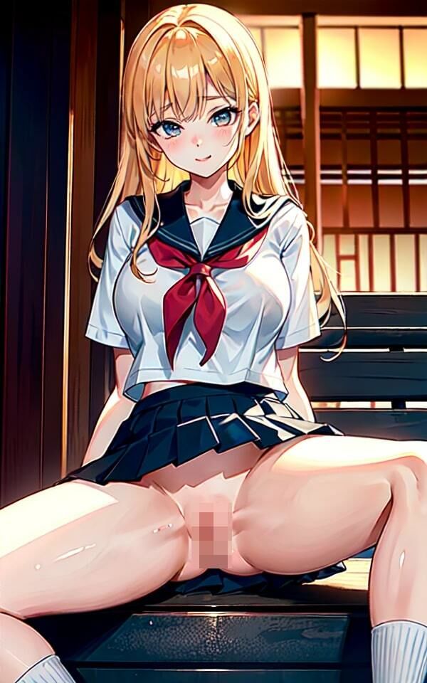 サンプル画像2:見せたがりクラスメイトがノーパンで大開脚(今だけ特価セールLABO) [d_330187]