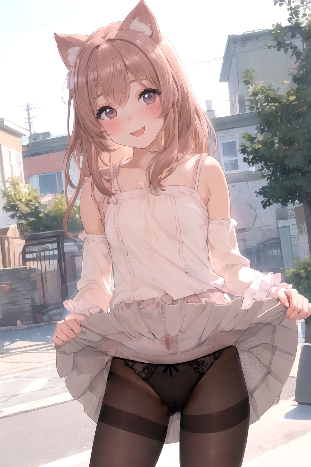 サンプル画像3:訪問！発情期のネコむすめだらけの街！(ジャングルジム) [d_330224]