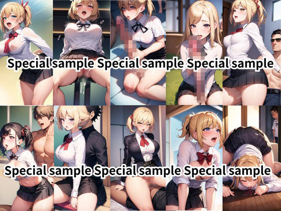 サンプル画像1:放課後金髪女子校生処女膜喪失男根ブッ刺さり生ハメ初体験(AIJK女学園) [d_330303]