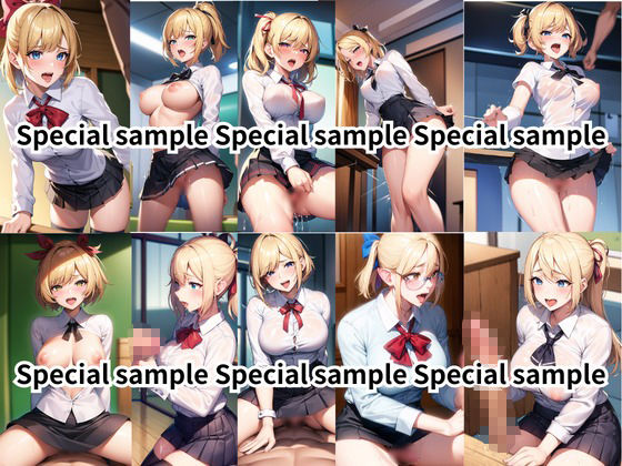 サンプル画像2:放課後金髪女子校生処女膜喪失男根ブッ刺さり生ハメ初体験(AIJK女学園) [d_330303]