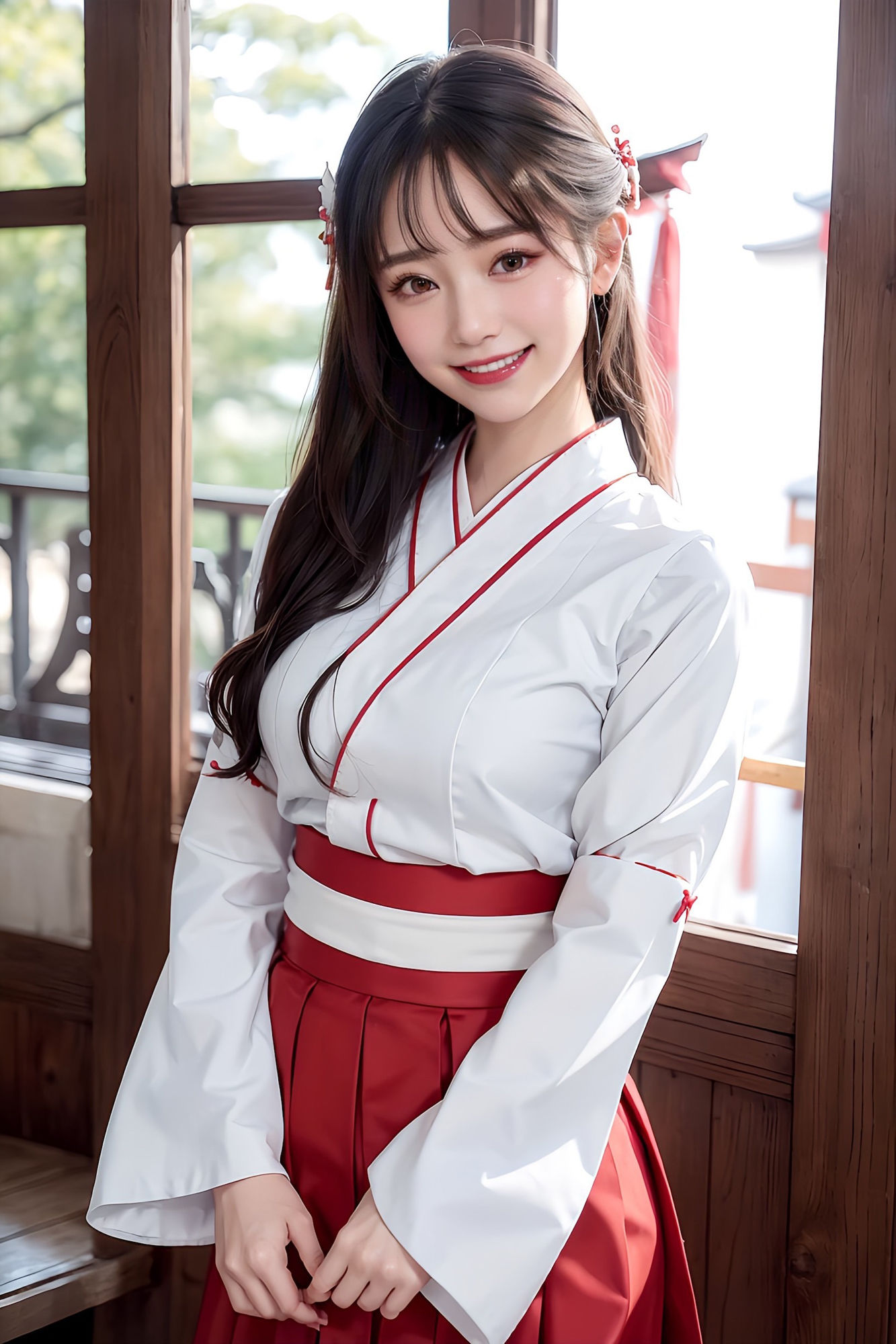 サンプル画像1:同級生の巫女と淫らな年越し(beauty) [d_330415]