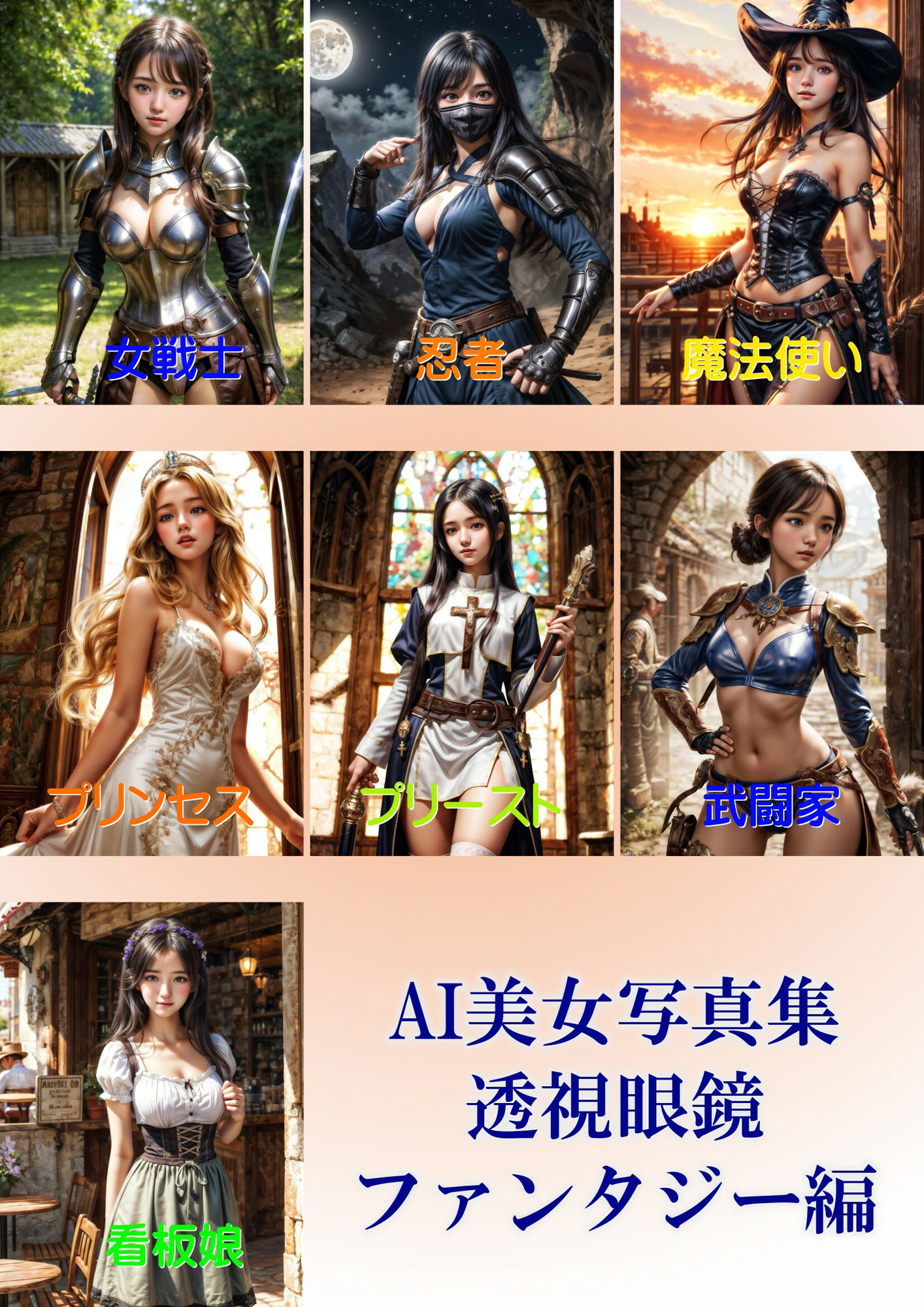 サンプル画像5:AI美女写真集 透視眼鏡 ファンタジー編(R-factory) [d_330440]