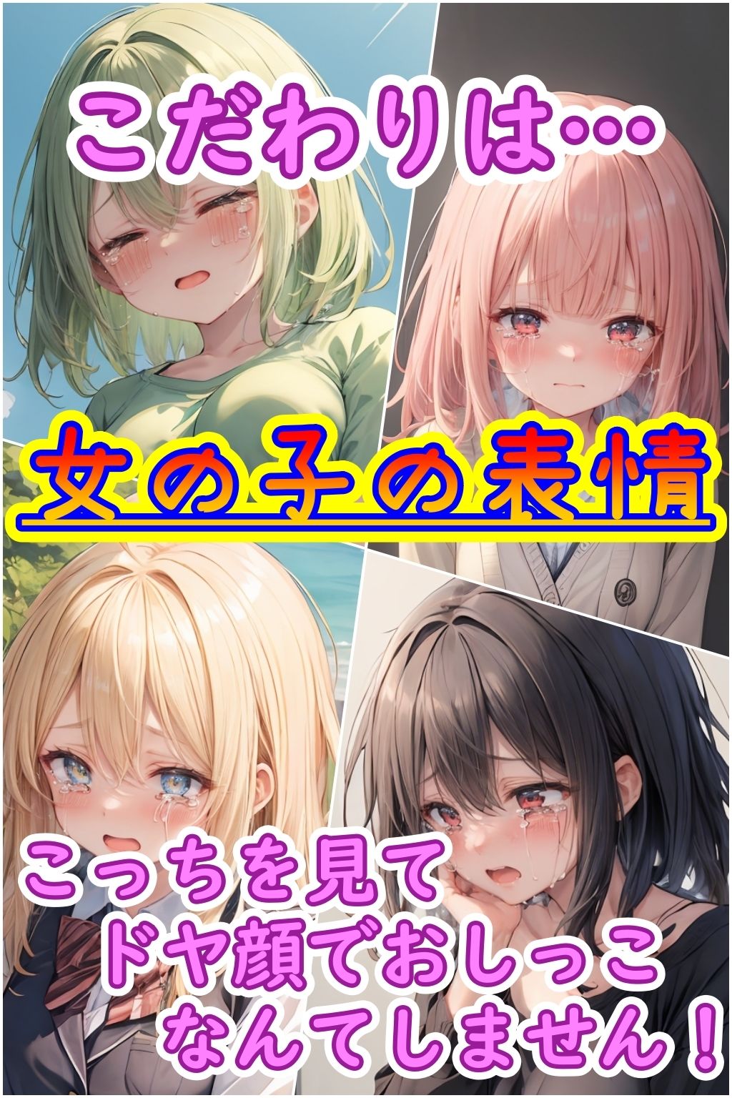 サンプル画像2:おもらし美少女2 恥ずかしくて泣いちゃう女の子たち(まほろ先生) [d_330493]