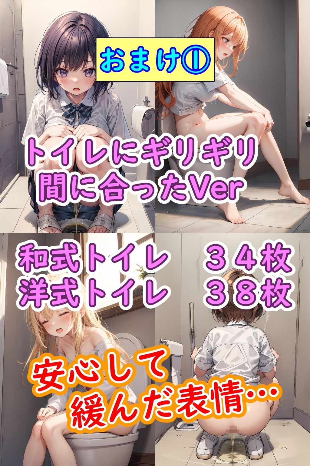 サンプル画像4:おもらし美少女2 恥ずかしくて泣いちゃう女の子たち(まほろ先生) [d_330493]