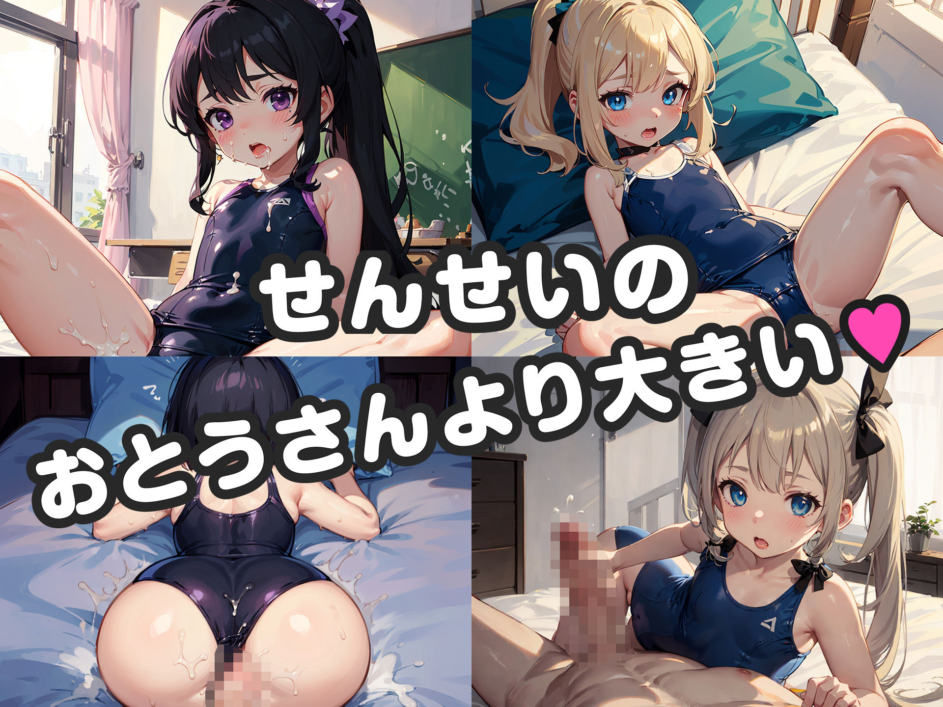 サンプル画像2:発育途上のスク水ロリっ娘(あまあまロリポップ) [d_330515]