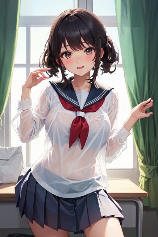 サンプル画像1:少子化の影響で露出が多くなった世界(ハーレム神) [d_330556]