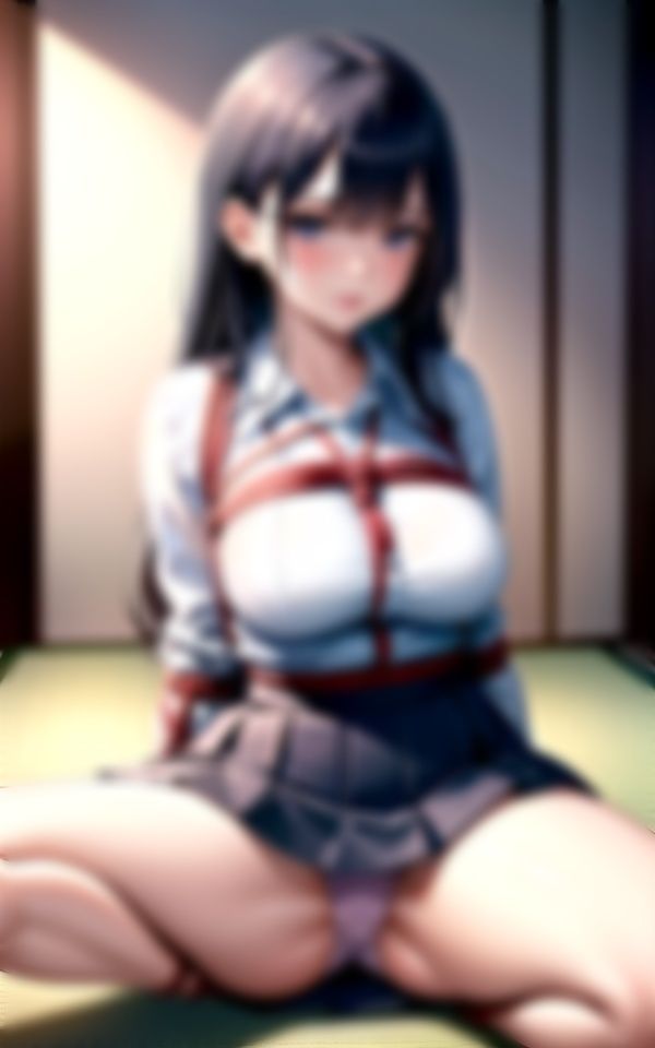 サンプル画像1:監禁○校生〜某有名女子校生を誘拐して拘束〜Fカップの童顔女子をパンチラ・・・(熟女200円均一) [d_330561]