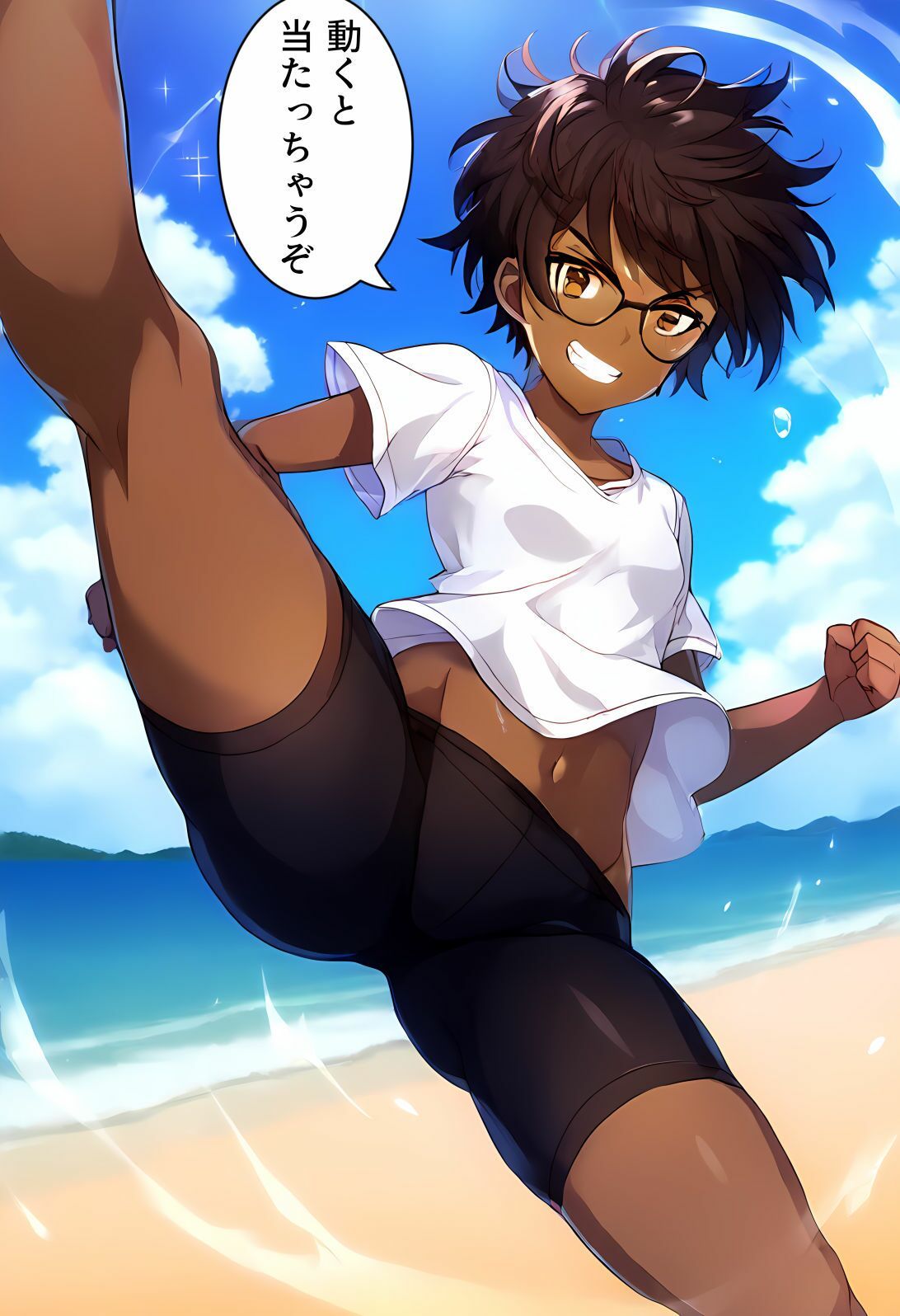 サンプル画像1:強気なあの子もエッチは弱気(褐色眼鏡工房) [d_330685]