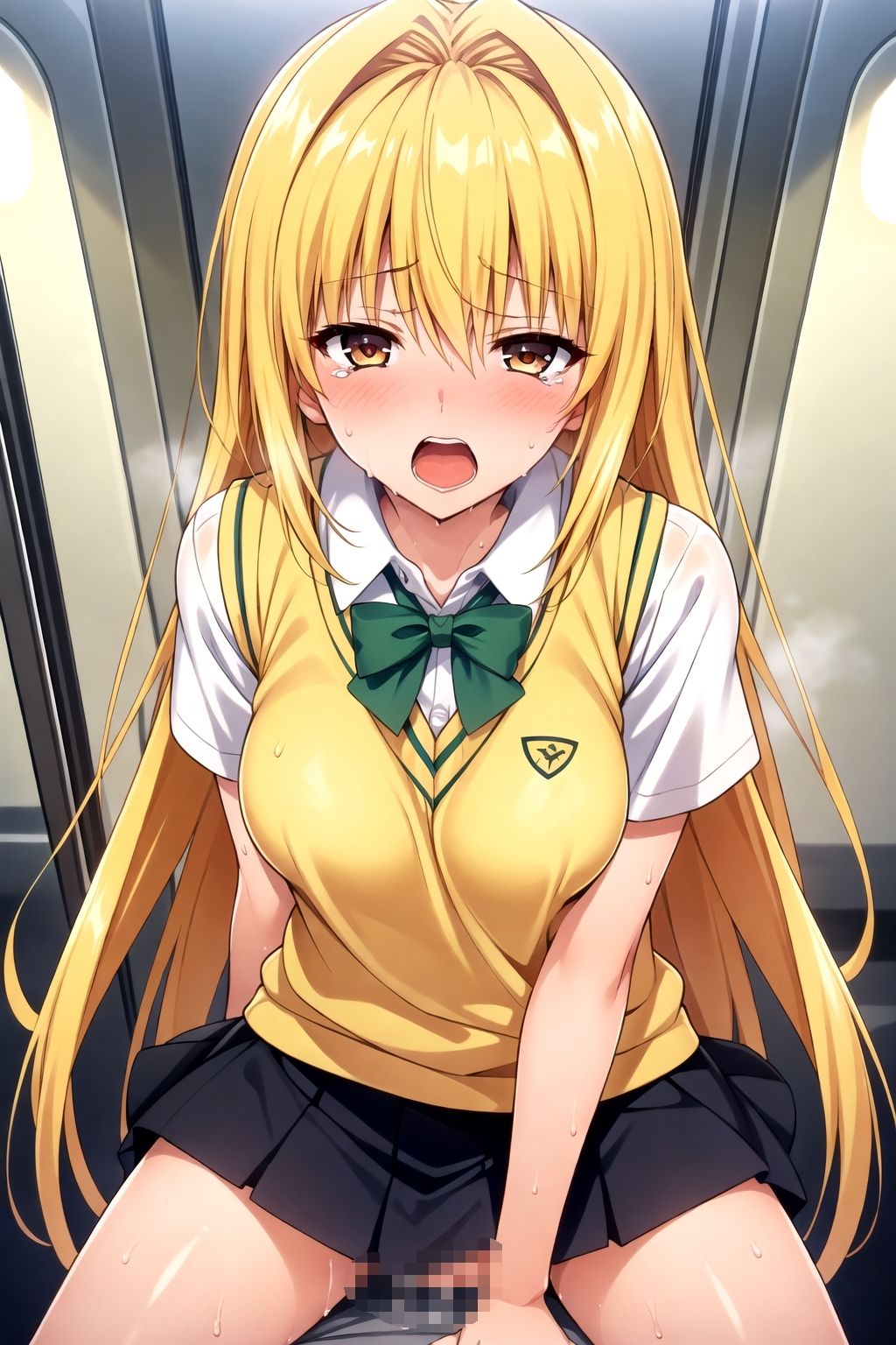 サンプル画像3:電車で大問題！(aiカナロア) [d_330770]