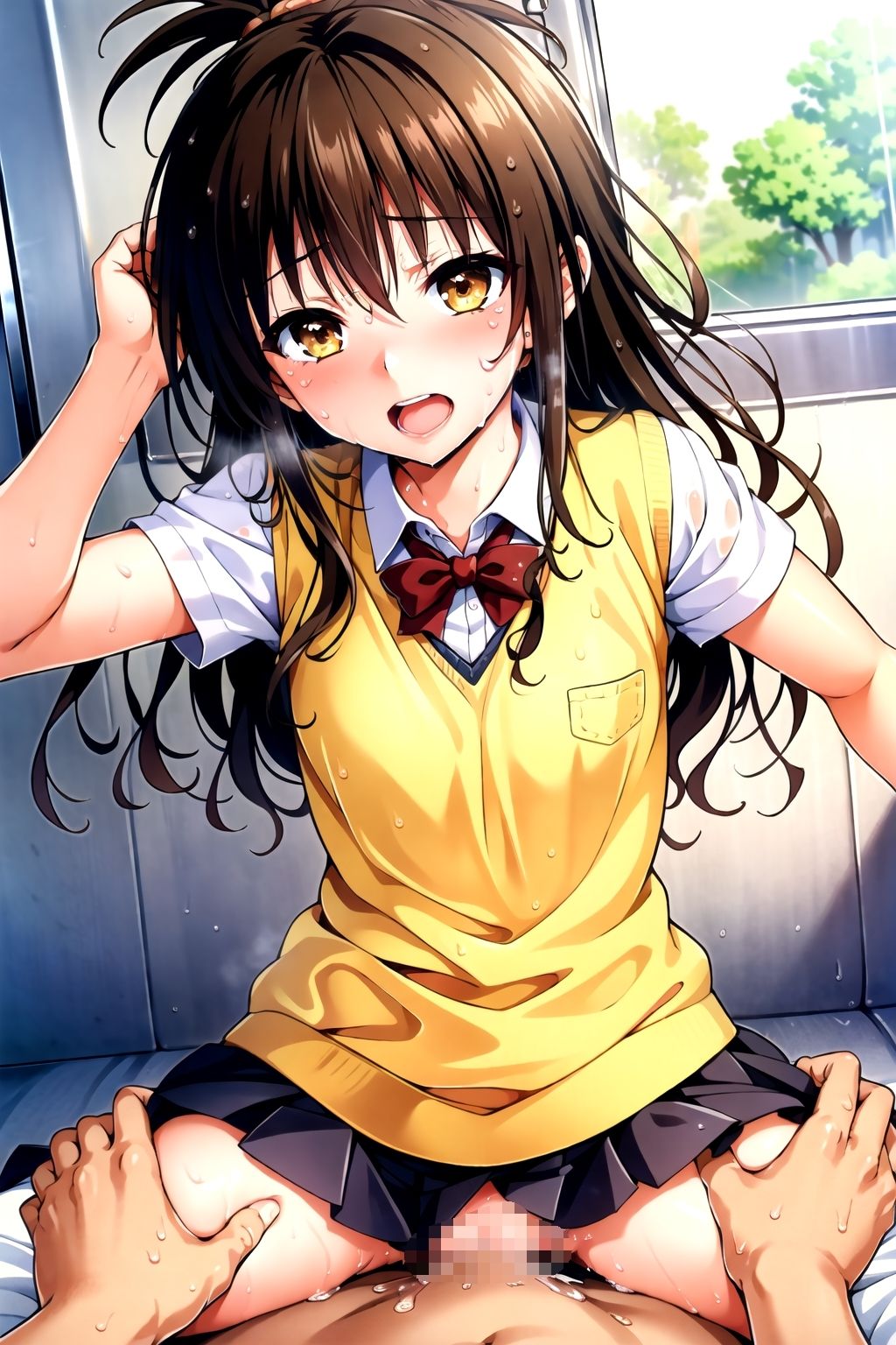 サンプル画像5:電車で大問題！(aiカナロア) [d_330770]