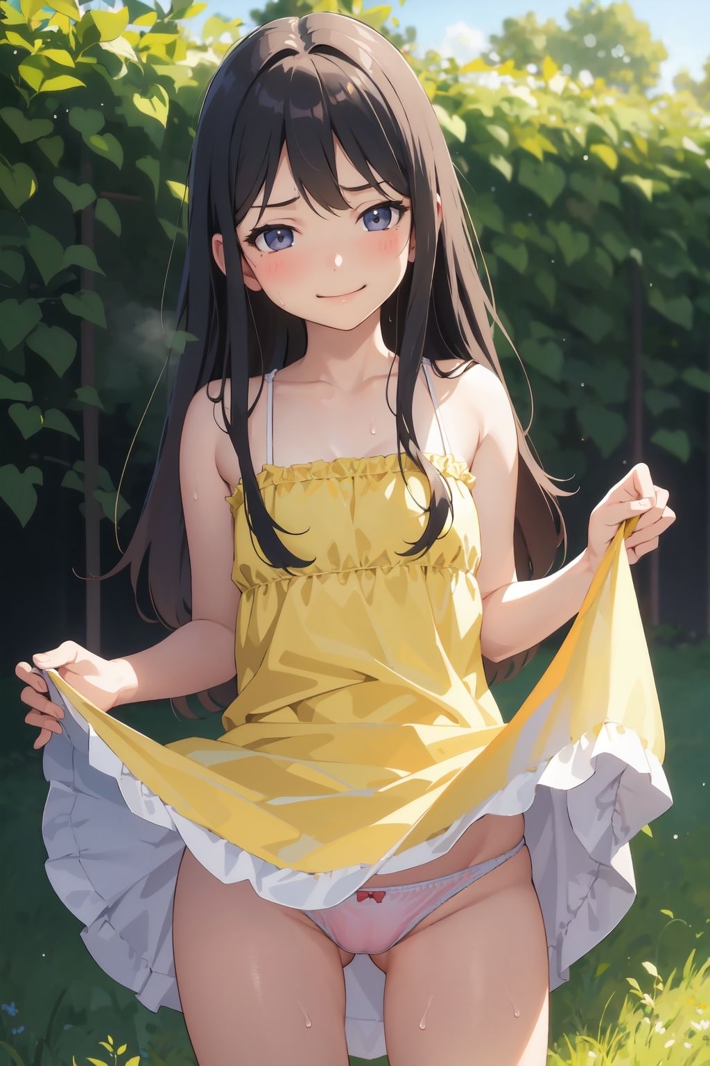 サンプル画像1:田舎の無知な美少女に間違った性教育をしてやった(AI活) [d_330821]