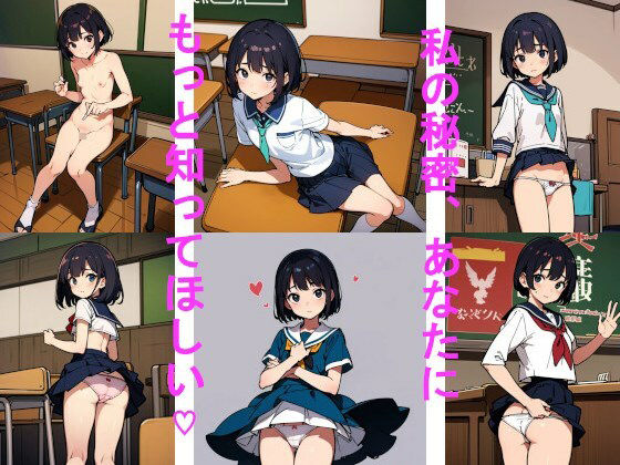 サンプル画像4:ボブカットJ〇ちゃんの秘密ver.2セーラー服教室編(じぇいまる) [d_330823]