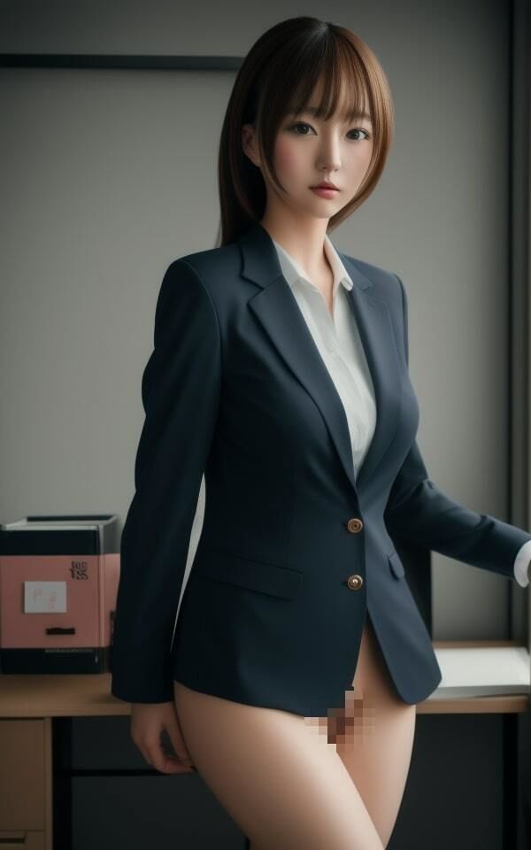 サンプル画像4:働くお姉さん(まんほーる) [d_330832]