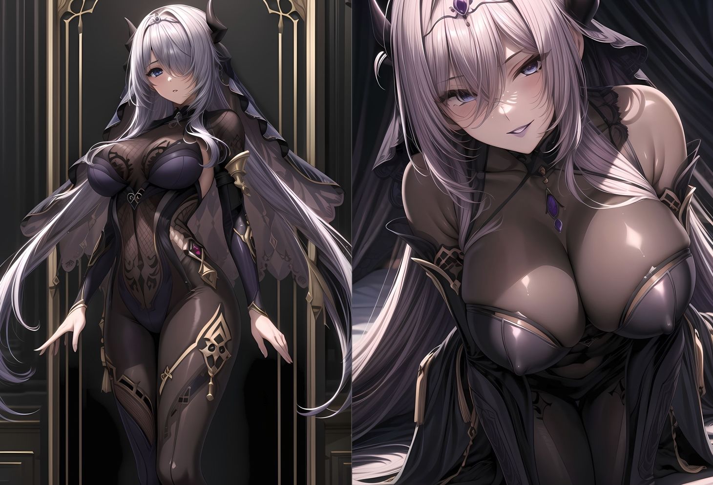 サンプル画像1:悪堕ち・淫魔化した元聖女騎乗位搾精(ochiruevil) [d_330838]