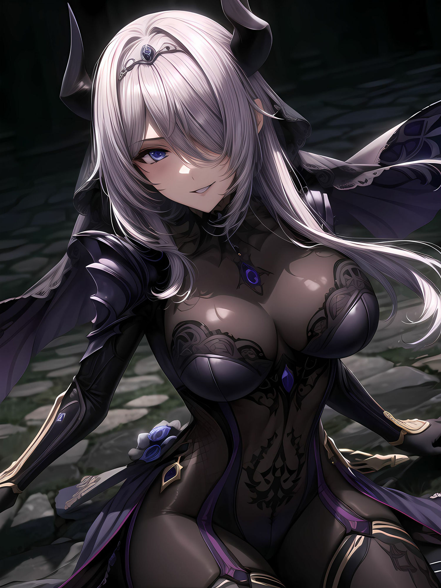 サンプル画像3:悪堕ち・淫魔化した元聖女騎乗位搾精(ochiruevil) [d_330838]