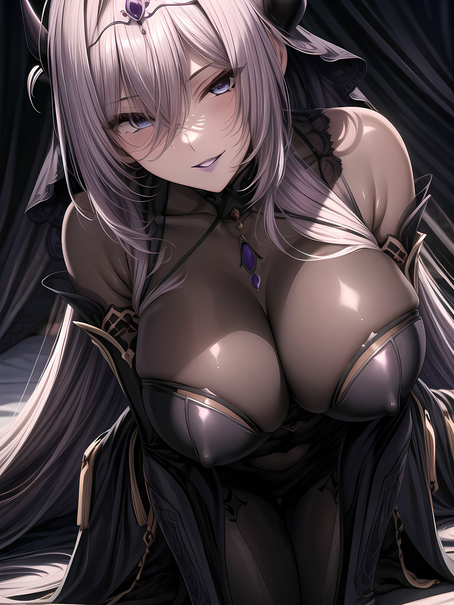 サンプル画像4:悪堕ち・淫魔化した元聖女騎乗位搾精(ochiruevil) [d_330838]