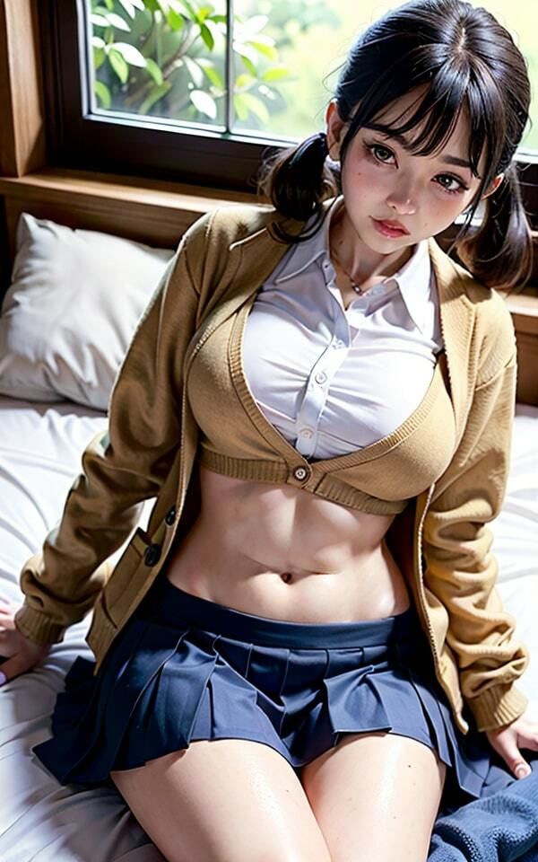 サンプル画像3:初めてのパパ活女子校生が巨乳丸出し＆おま◯こ全開ショット(低価格サークル) [d_330848]