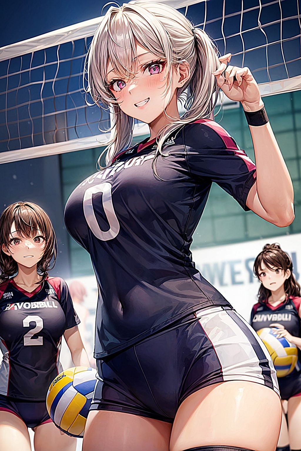 サンプル画像2:バレーボールなおっぱい(ピクセル詩人) [d_330903]