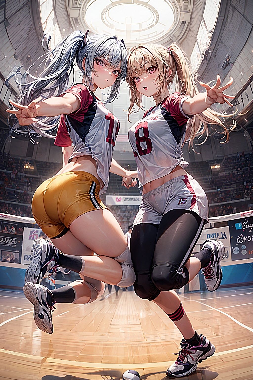 サンプル画像3:バレーボールなおっぱい(ピクセル詩人) [d_330903]