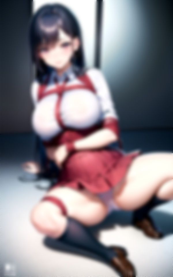 サンプル画像1:カップル喫茶〜他人の肉棒を求める変態彼女が亀甲縛り〜パンチラを見せつける変態彼女(巨乳専門美女チャンネル) [d_330929]