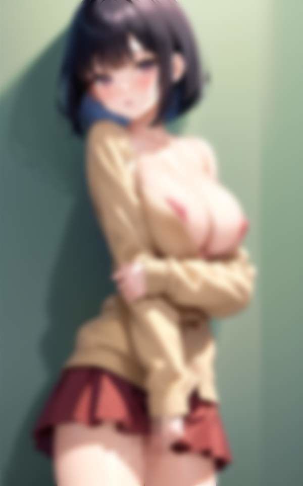 サンプル画像3:真面目で可愛すぎるなのに超乳JK 露出通学！脱がしたらノーパン(200円激安特価) [d_331048]