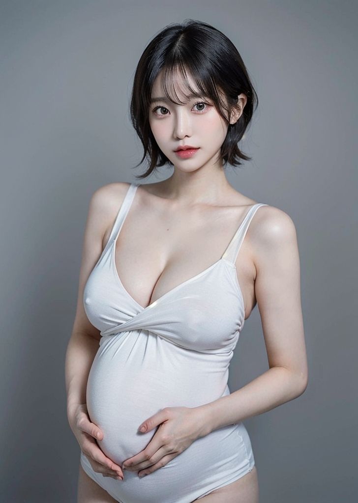 サンプル画像2:マタニティーヌード写真集(AIグラビア宝庫) [d_331125]