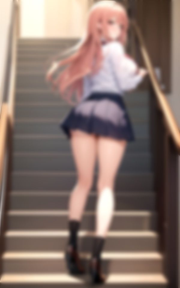 サンプル画像2:ギャルしかいない学園でパンチラ！階段の下で理科の先生が除きスペシャル！(セクシーダイナマイト企画) [d_331182]