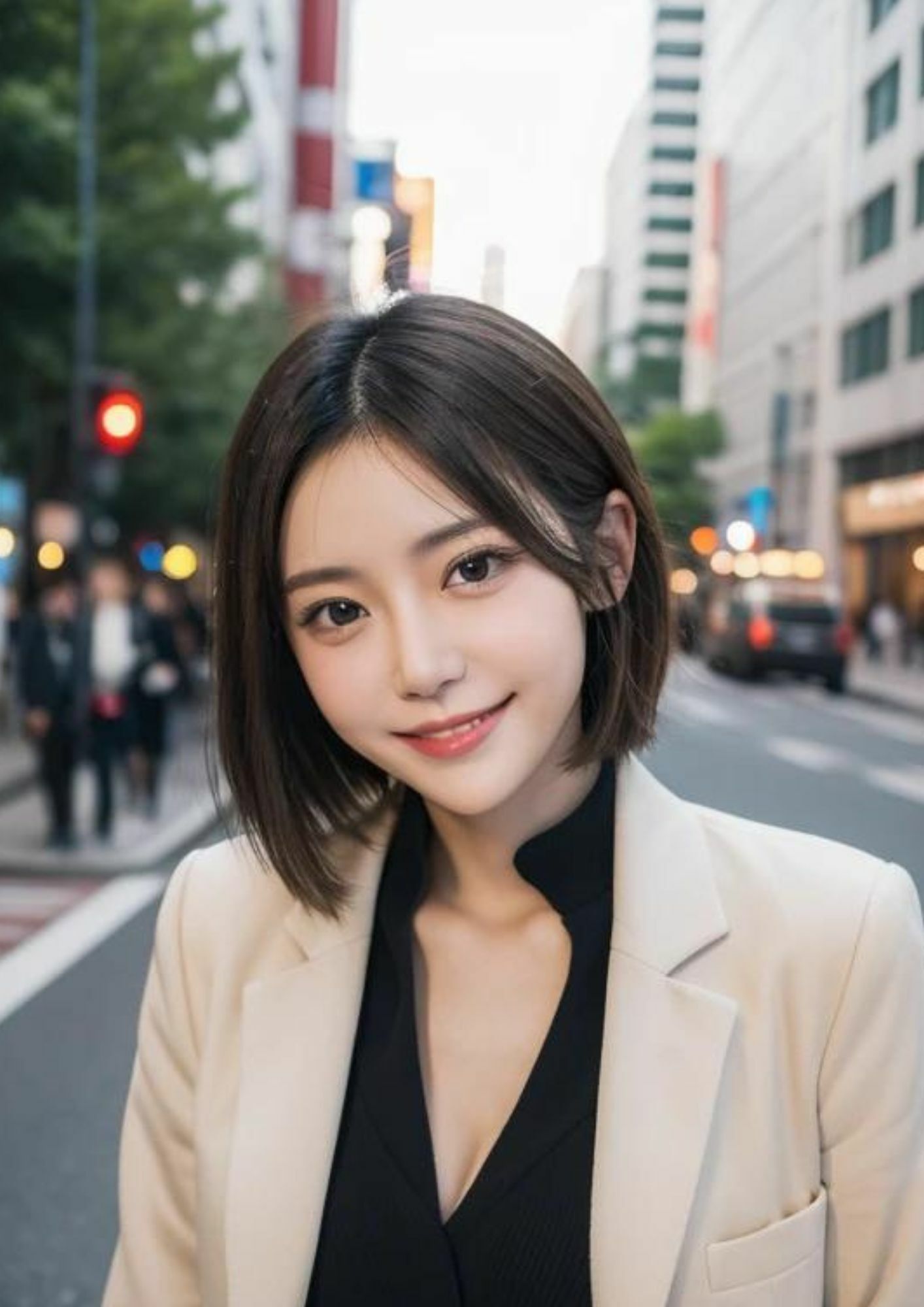 サンプル画像1:【実写系AIヌード写真集】乱れまくる美女OLたち(東京AI美女研究所) [d_331215]