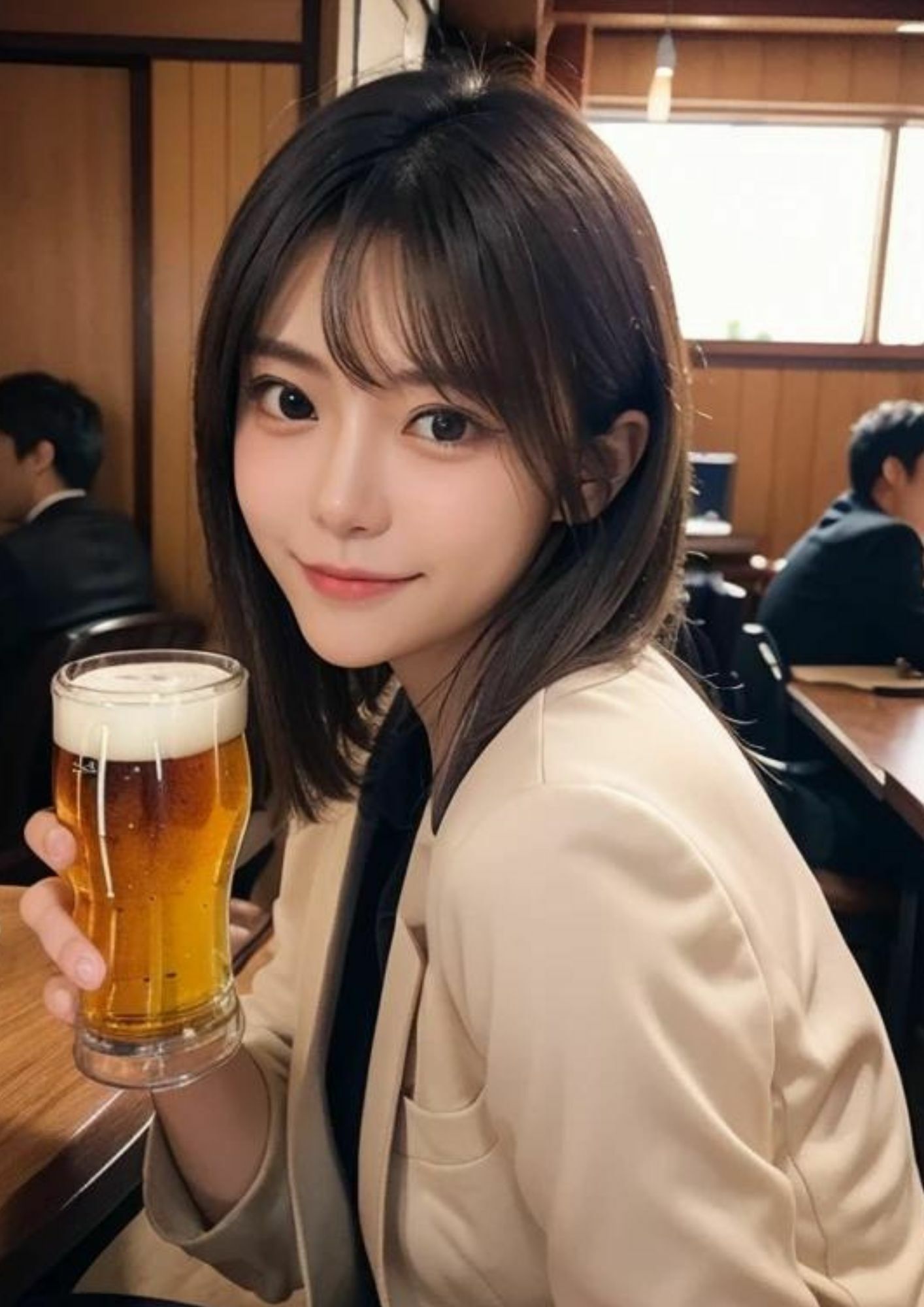 サンプル画像2:【実写系AIヌード写真集】乱れまくる美女OLたち(東京AI美女研究所) [d_331215]