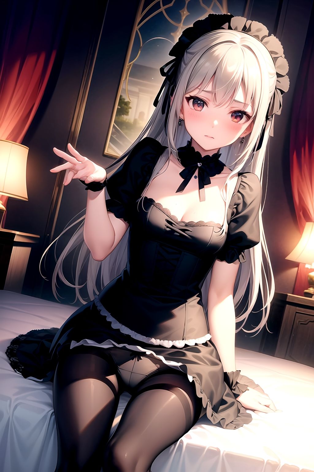 サンプル画像3:AIイラスト集 黒ストとゴシックロ○ータ＃1(KUMAI) [d_331258]