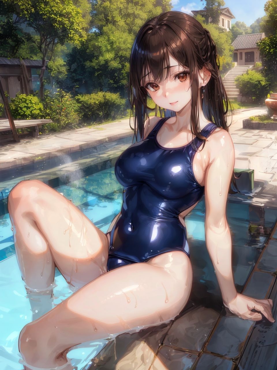 サンプル画像3:パパ活JK 〜オジサマの別荘にて〜(妄想サチュレーション) [d_331358]