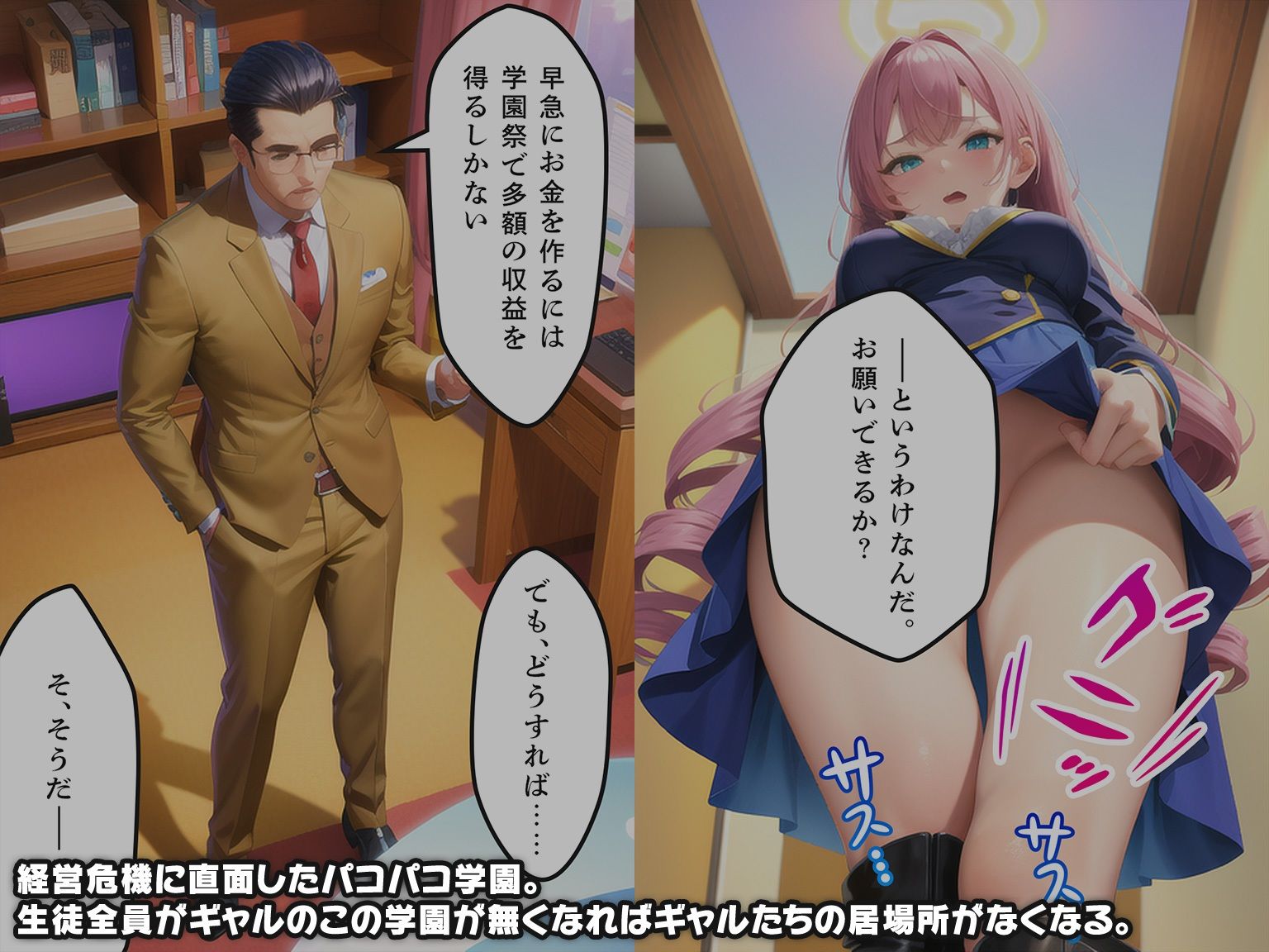 パコパコ学園文化祭の出し物は’学園風俗’です！