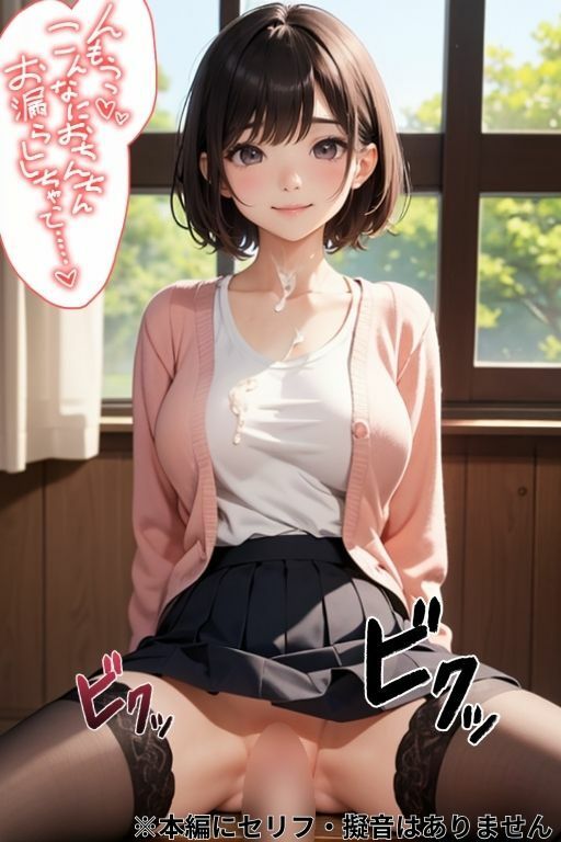 サンプル画像1:憧れの女教師が優しい笑顔で中出しさせてくれた(AIバブみ) [d_331516]