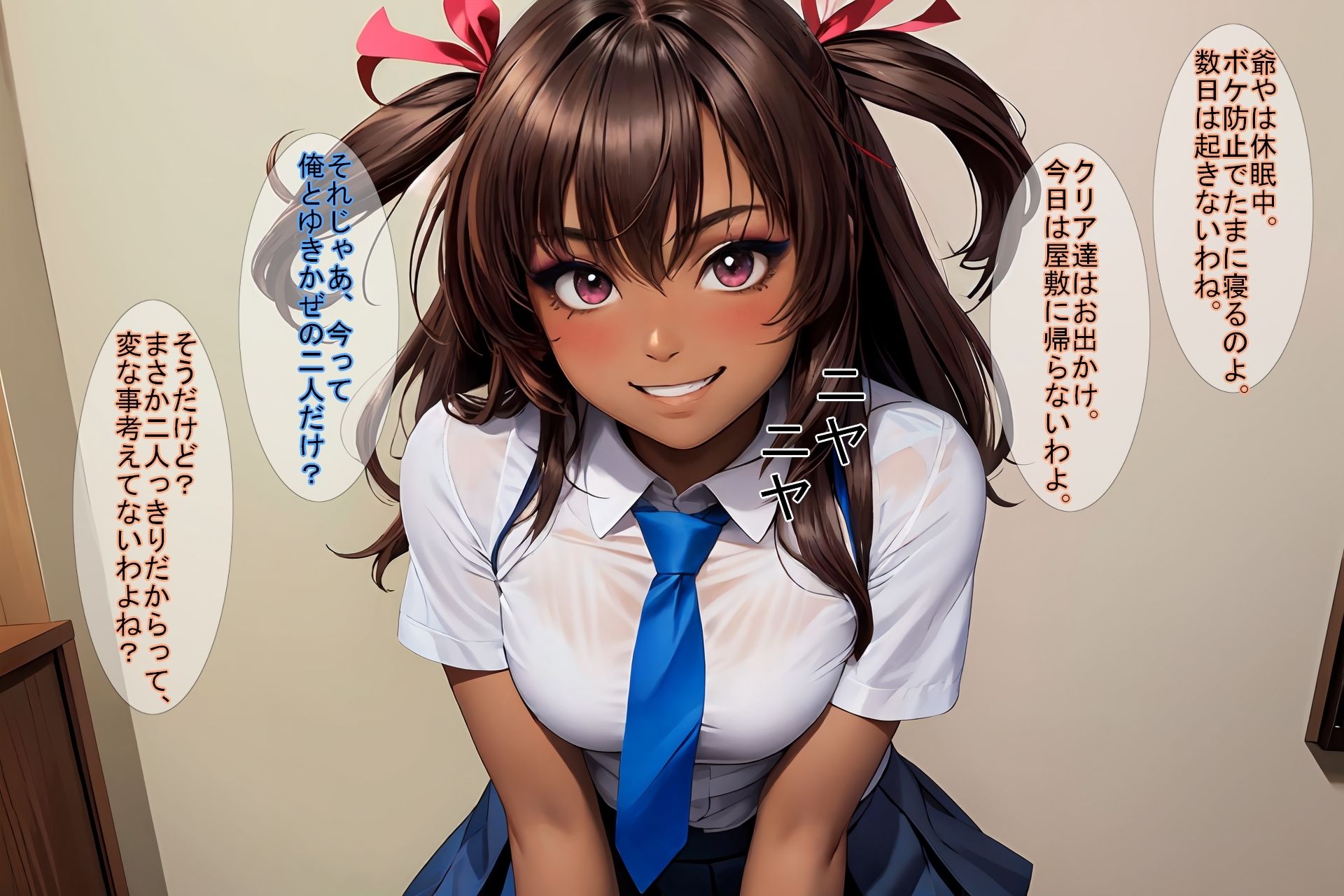 サンプル画像2:【対〇忍】デレたゆき〇ぜと、いちゃラブするだけの話(魔術師プロトン2D) [d_331550]