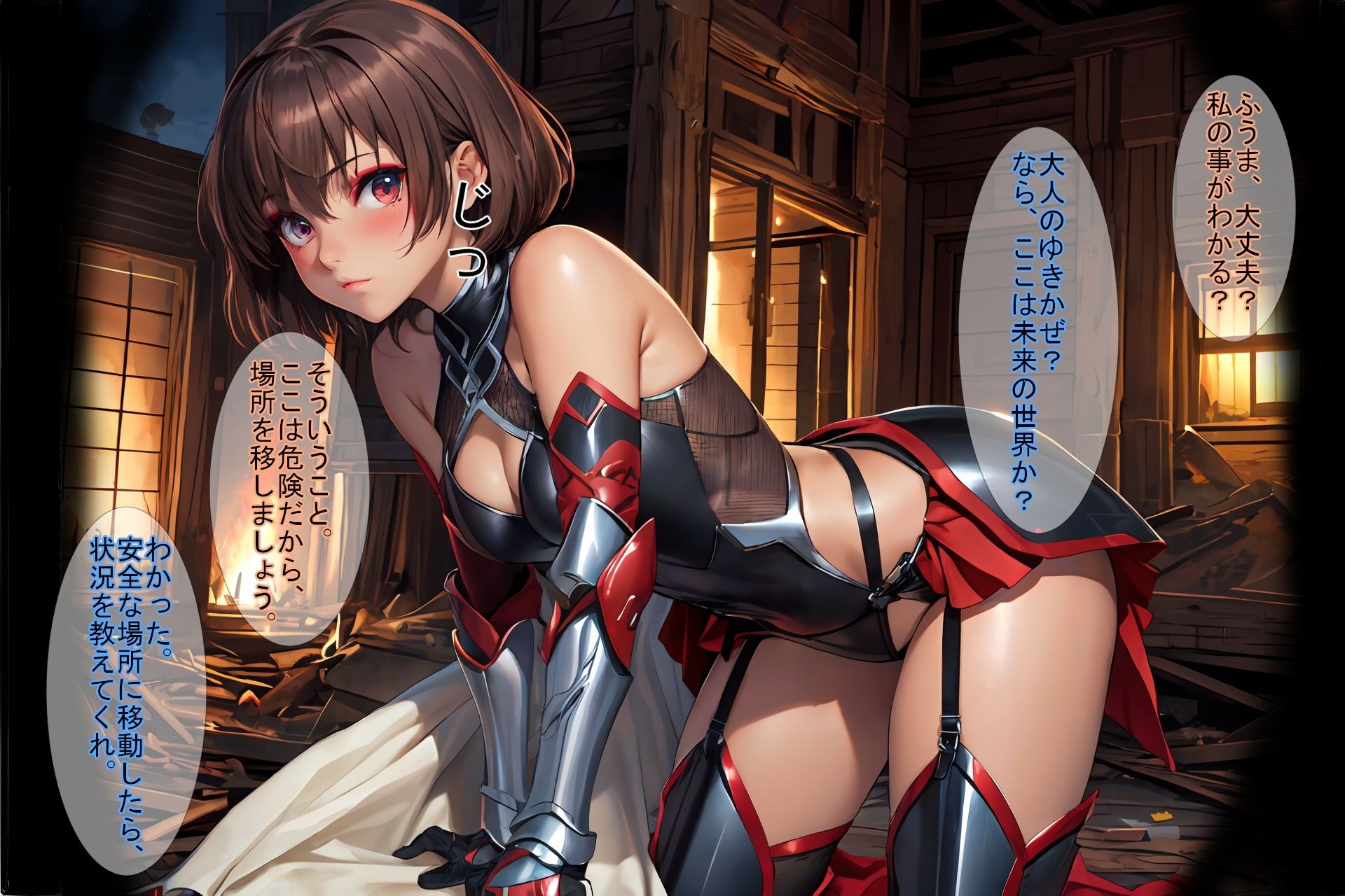 サンプル画像6:【対〇忍】デレたゆき〇ぜと、いちゃラブするだけの話(魔術師プロトン2D) [d_331550]