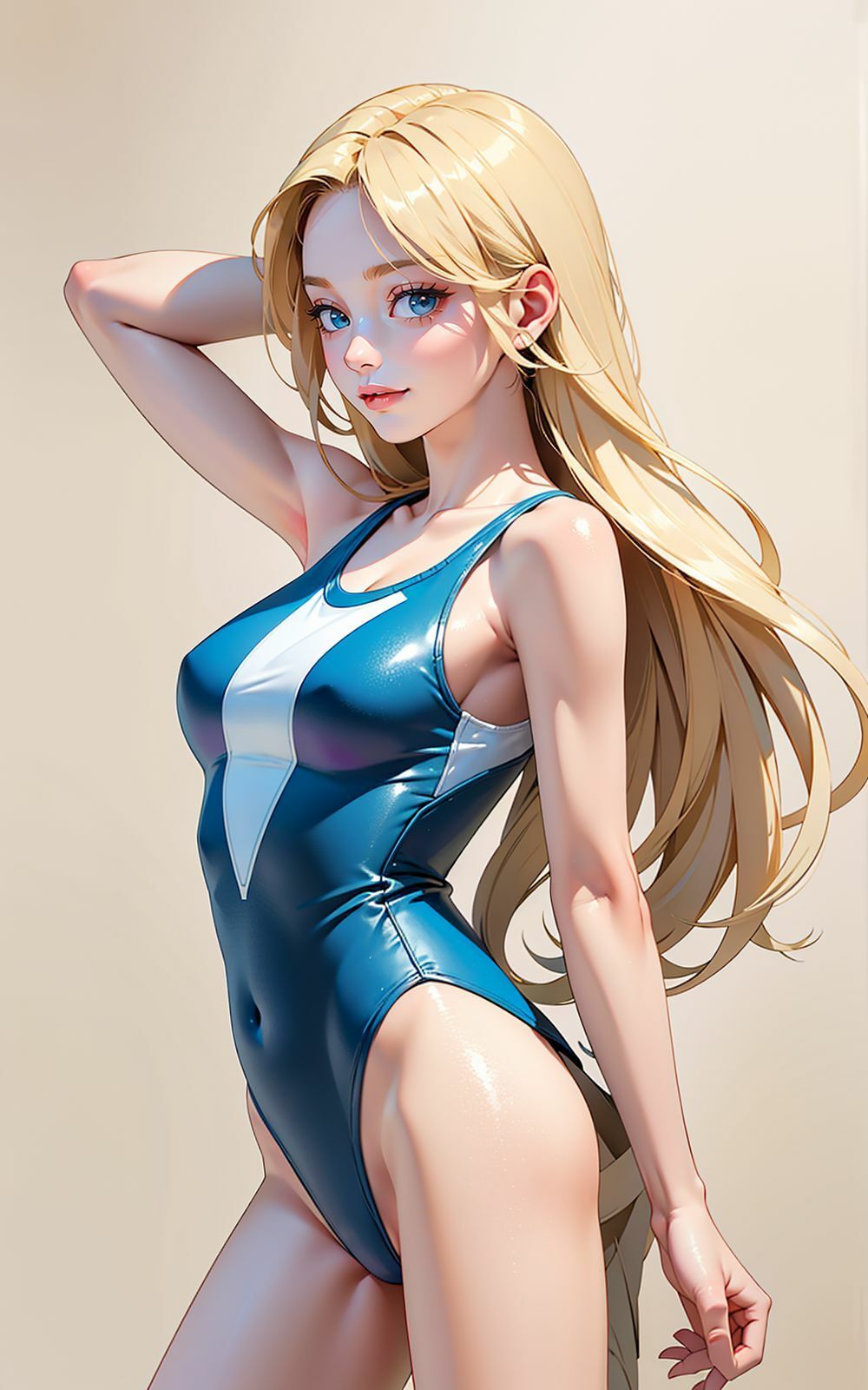 サンプル画像3:競泳水着 モデル5(AI ヤン) [d_331556]