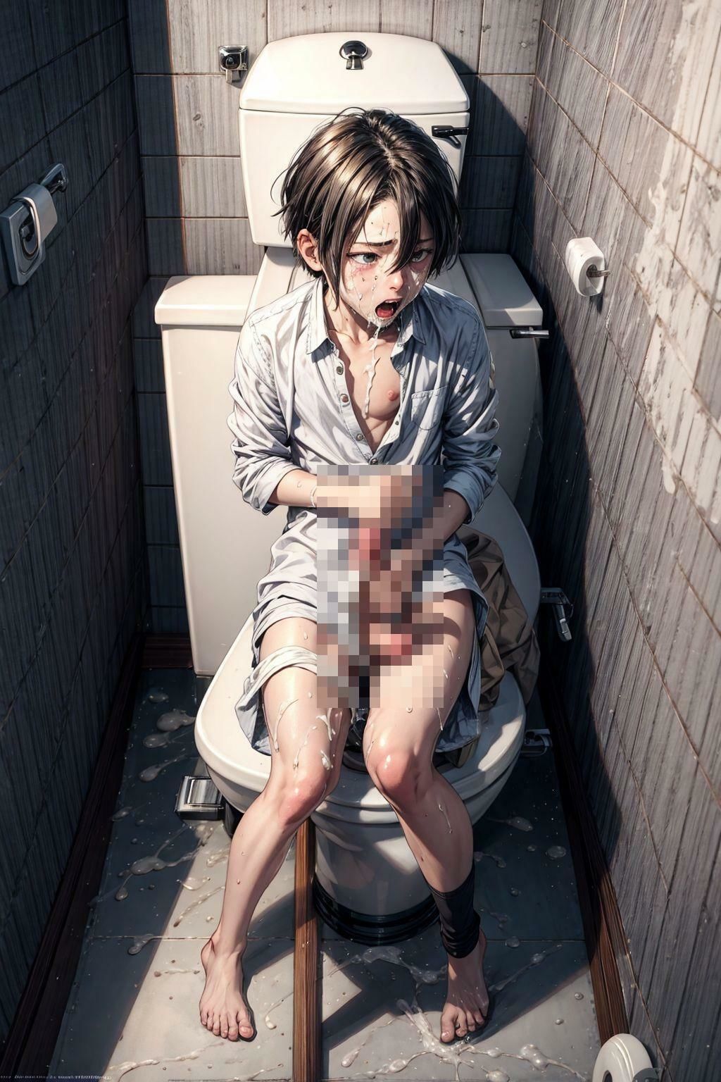 サンプル画像6:精子まみれ美少年(くりの森) [d_331643]