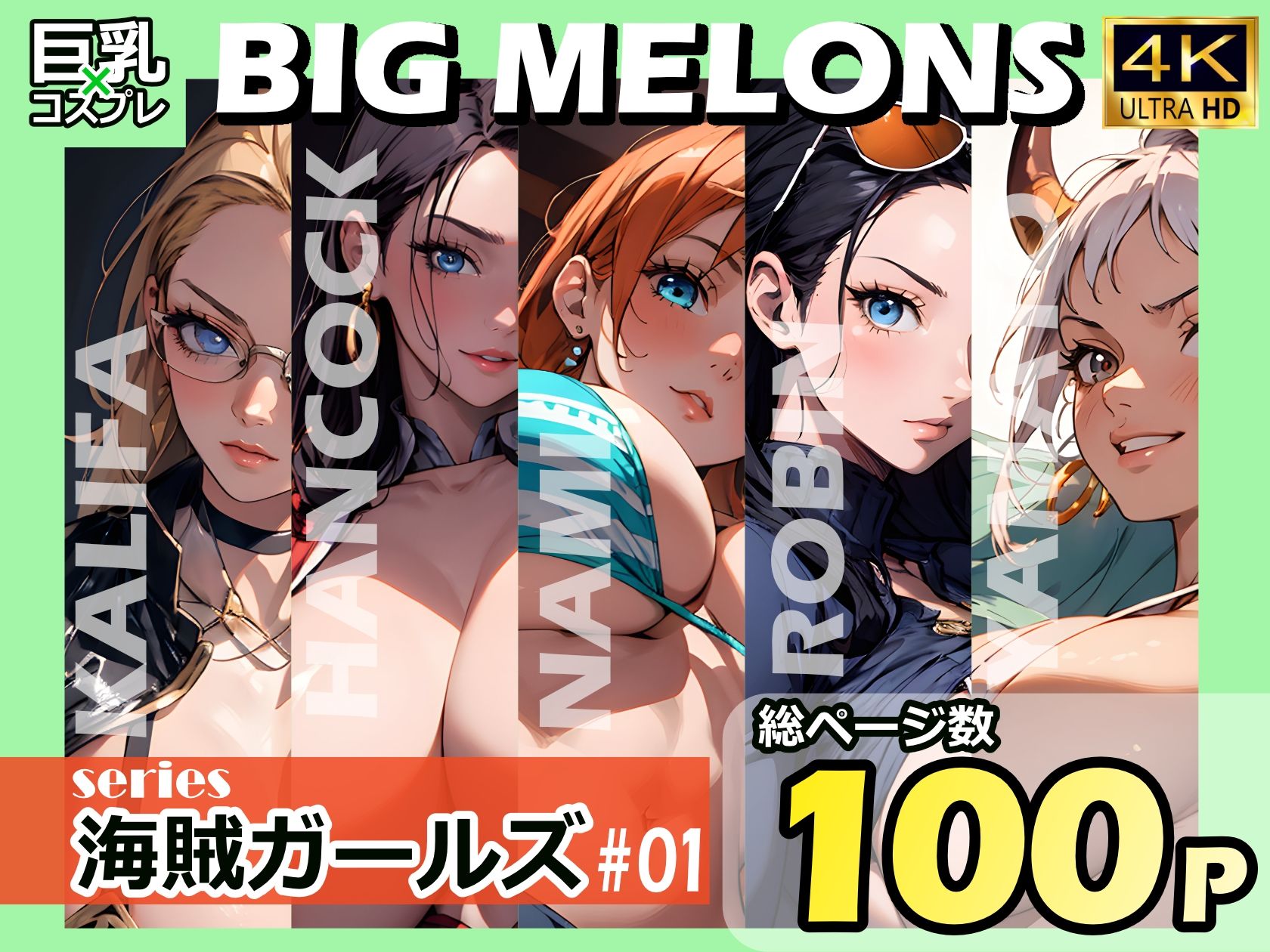 サンプル画像1:BIG MELONS series海賊ガールズ ＃01(びっくめろん) [d_331655]