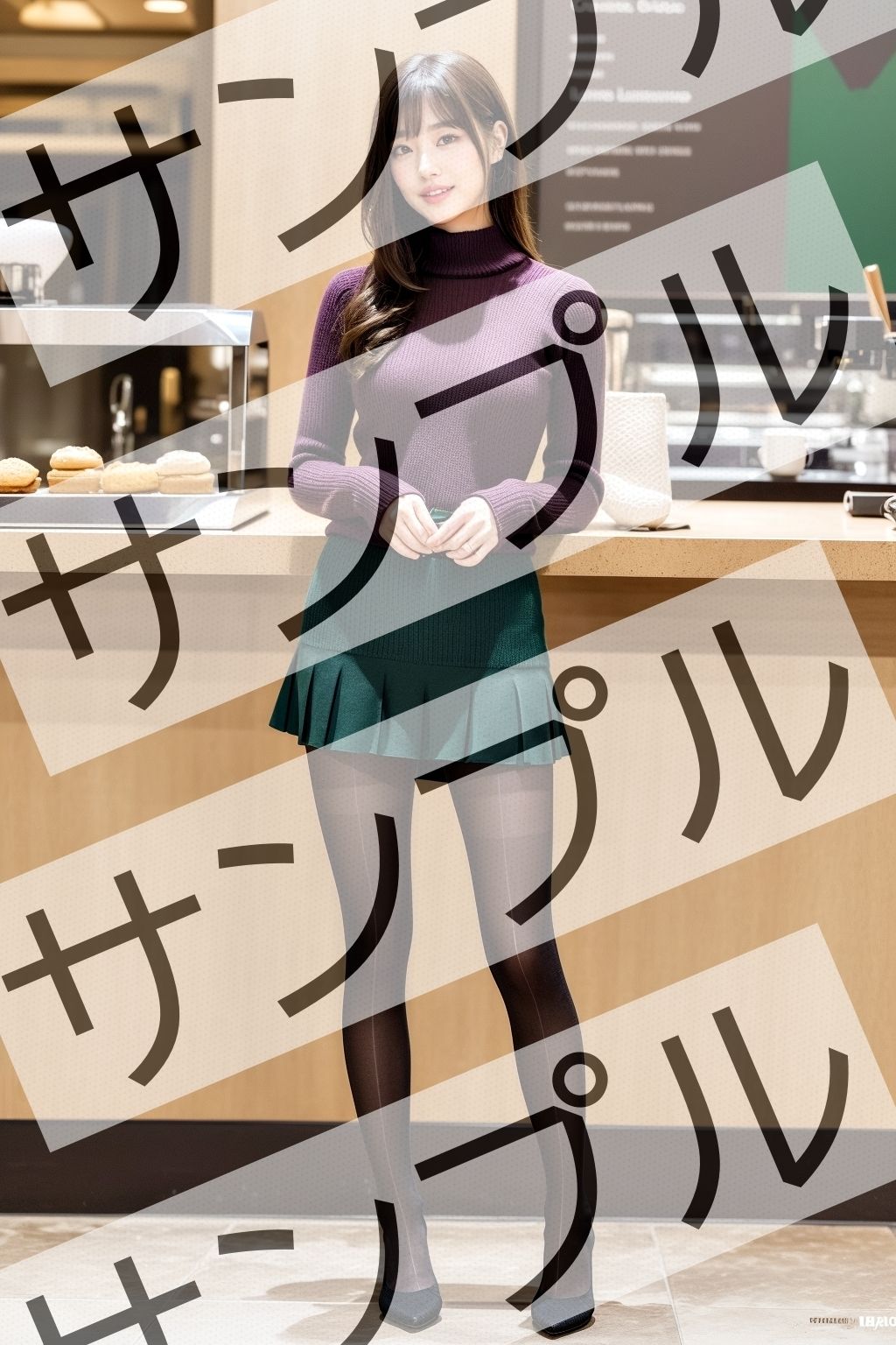 サンプル画像4:上品なお姉さんの美しい黒スト脚 – Beautiful black legs of an elegant woman -(あらぶるま) [d_331662]