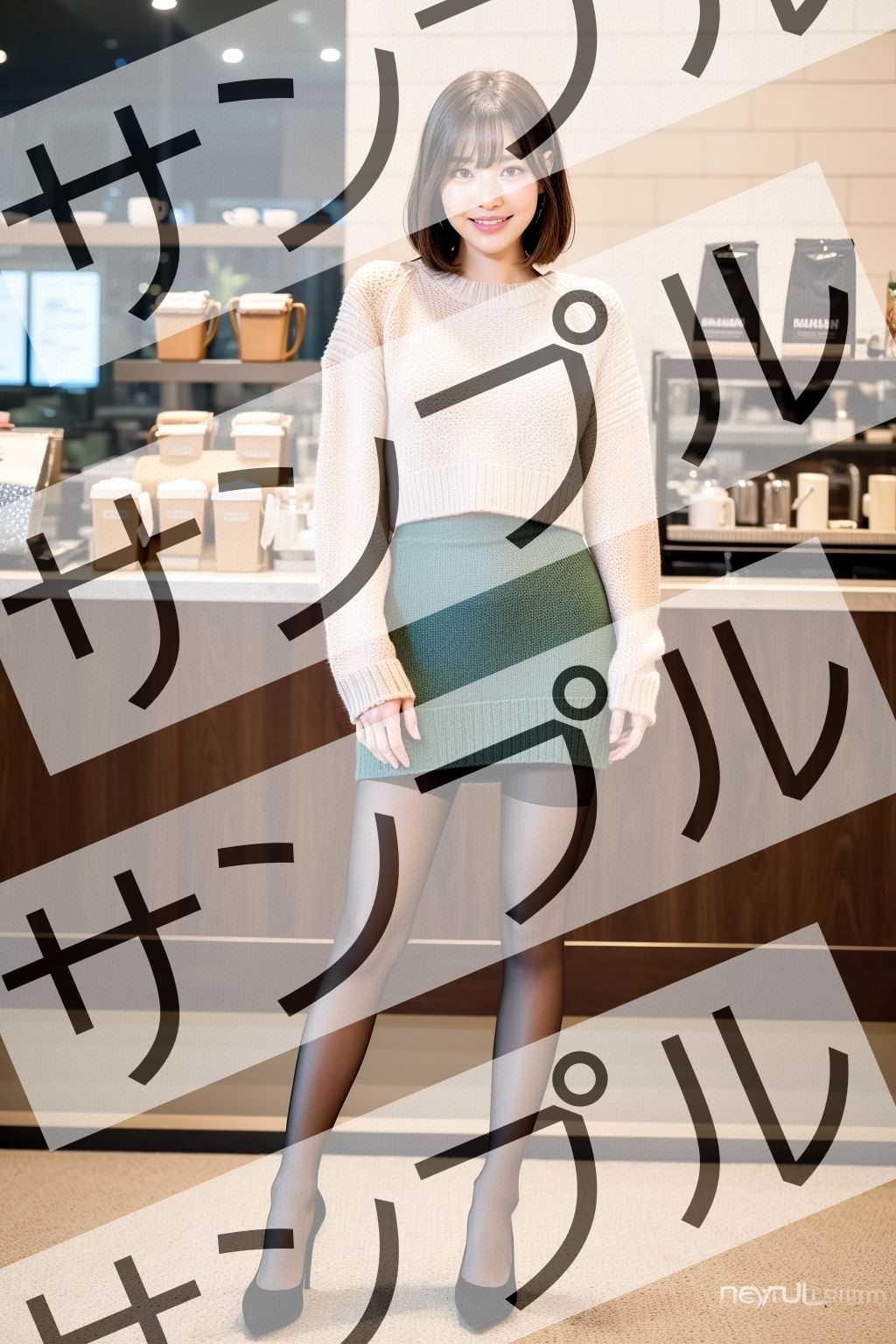 サンプル画像5:上品なお姉さんの美しい黒スト脚 – Beautiful black legs of an elegant woman -(あらぶるま) [d_331662]