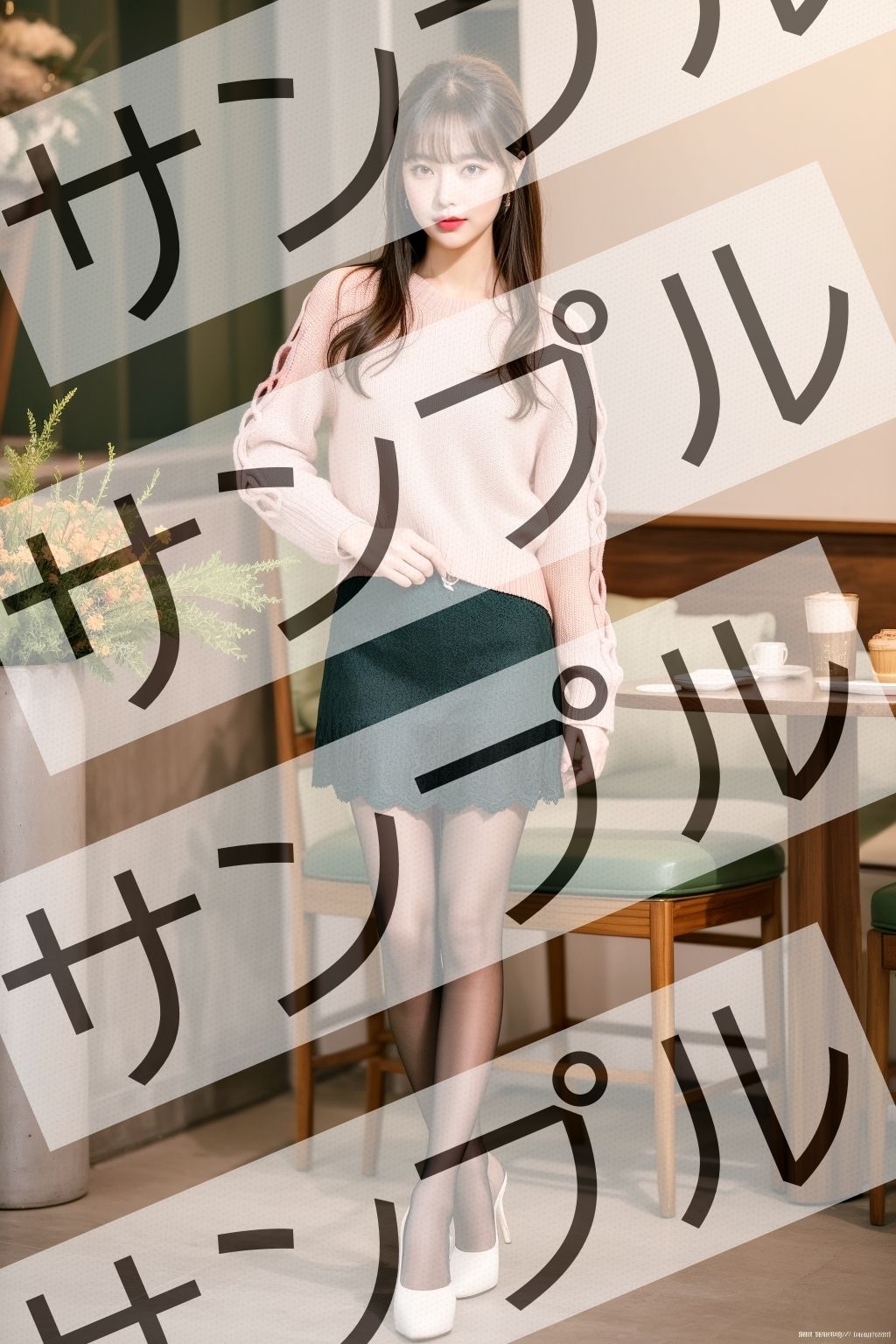 サンプル画像6:上品なお姉さんの美しい黒スト脚 – Beautiful black legs of an elegant woman -(あらぶるま) [d_331662]