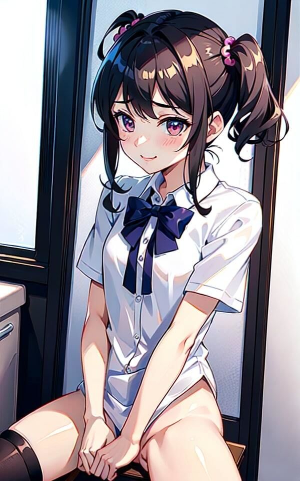 サンプル画像3:女子トイレを覗いたら…ノーパン女子に大興奮！(お買い得AIラボ) [d_331665]